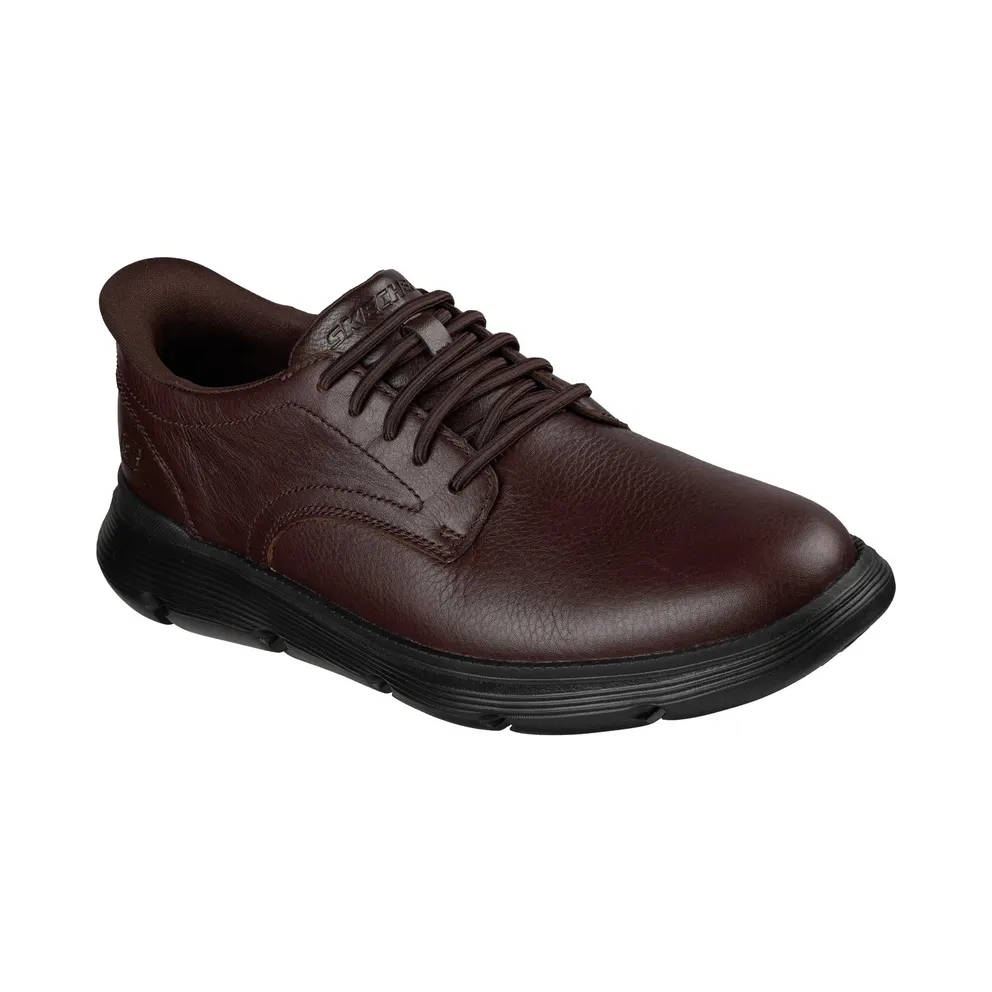 Skechers Slip-ins: Garza “Duran Sneaker Red / Brown” (205353RDBR)