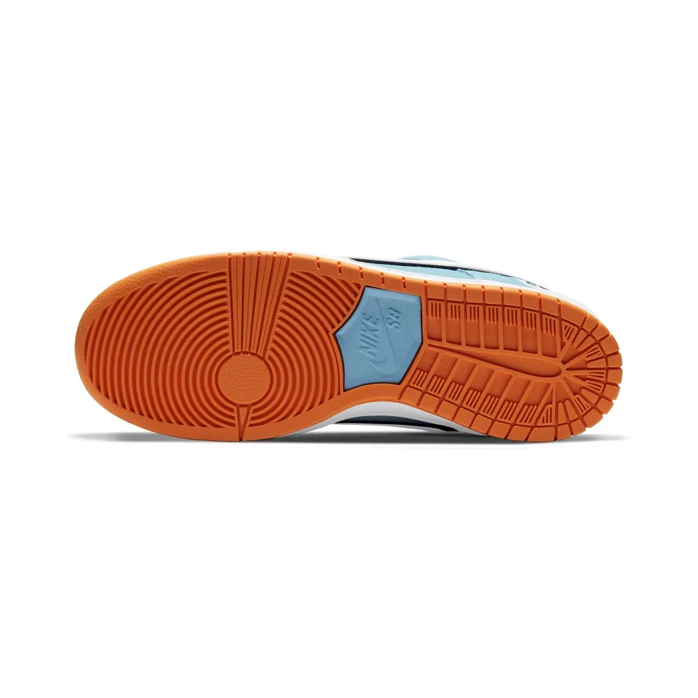 Nike SB Dunk Low Club 58 Gulf Blue Chill/Safety Orange-Black-White (BQ6817-401)