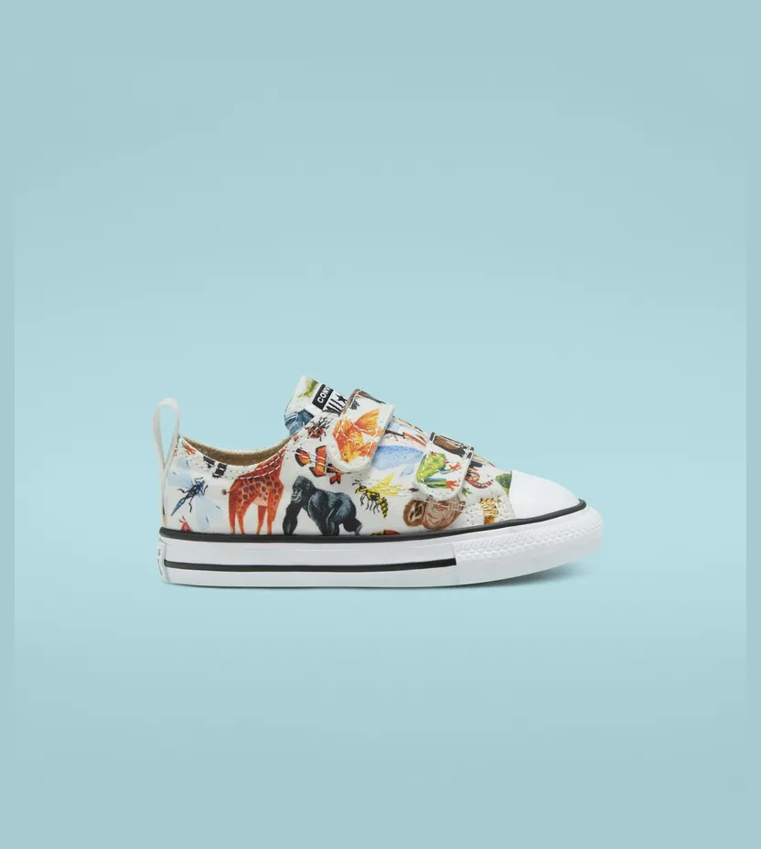 Converse Toddler Science Class Easy-On Chuck Taylor All Star Low Top White/black/white (768463C)