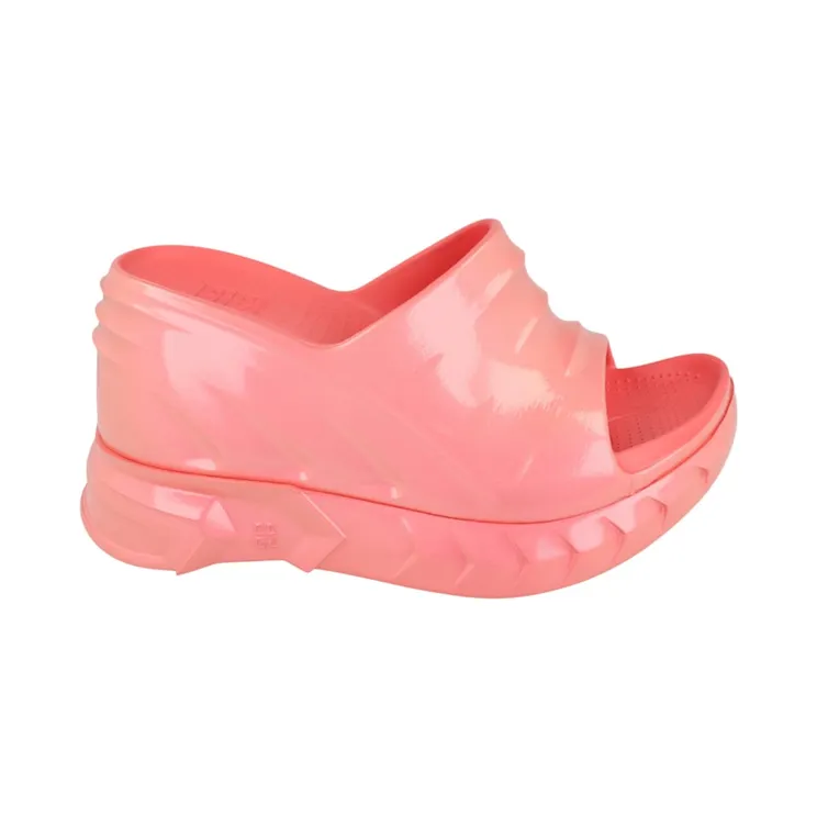 Givenchy Marshmallow Wedge Slides Coral (BE305B-E297-685)