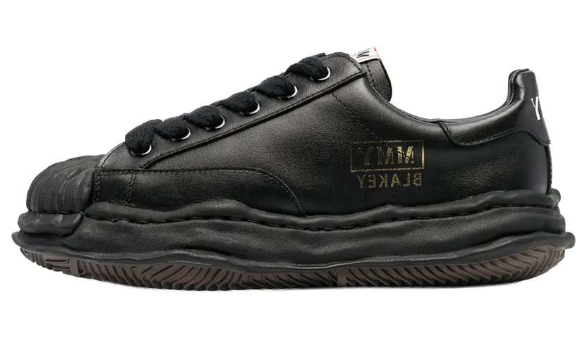 Maison Mihara Yasuhiro Blakey OG Sole Leather Low “Black” (A06FW702-BLK)
