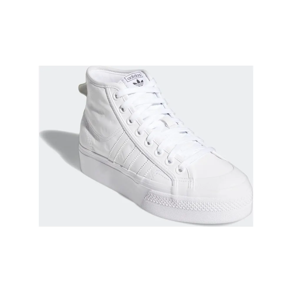 adidas Nizza Platform Mid Cloud White / Cloud White / Core Black (FY7602)