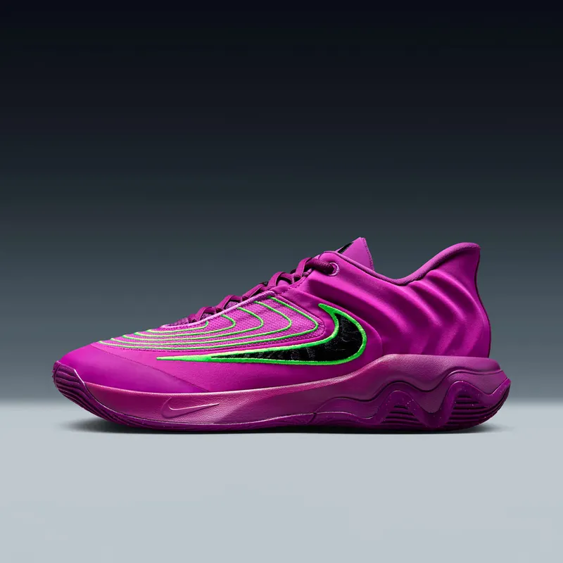Nike Giannis Immortality 4 Hyper Violet Green Strike Bold Berry Black (FQ3680-501)
