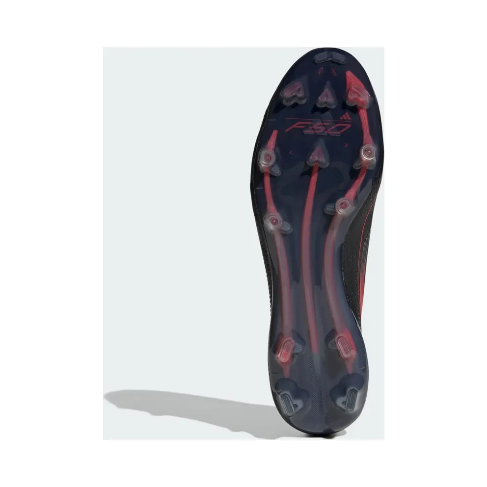 adidas F50 Elite Laceless FG Core Black Iron Metallic Lucid Red (IE1215)