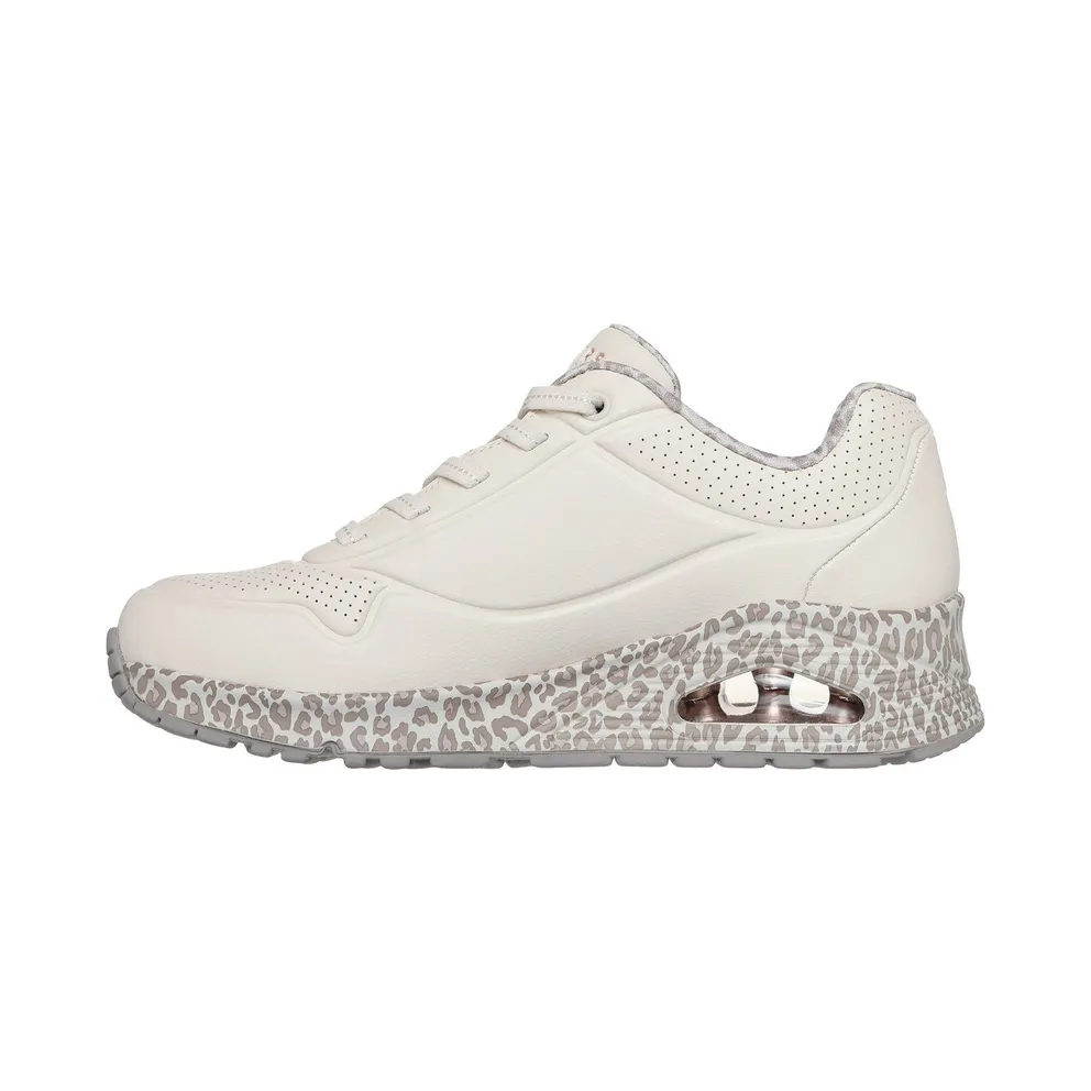 Skechers UNO – Safari Time – White / Luipaard – “White” (155412 WHLD)