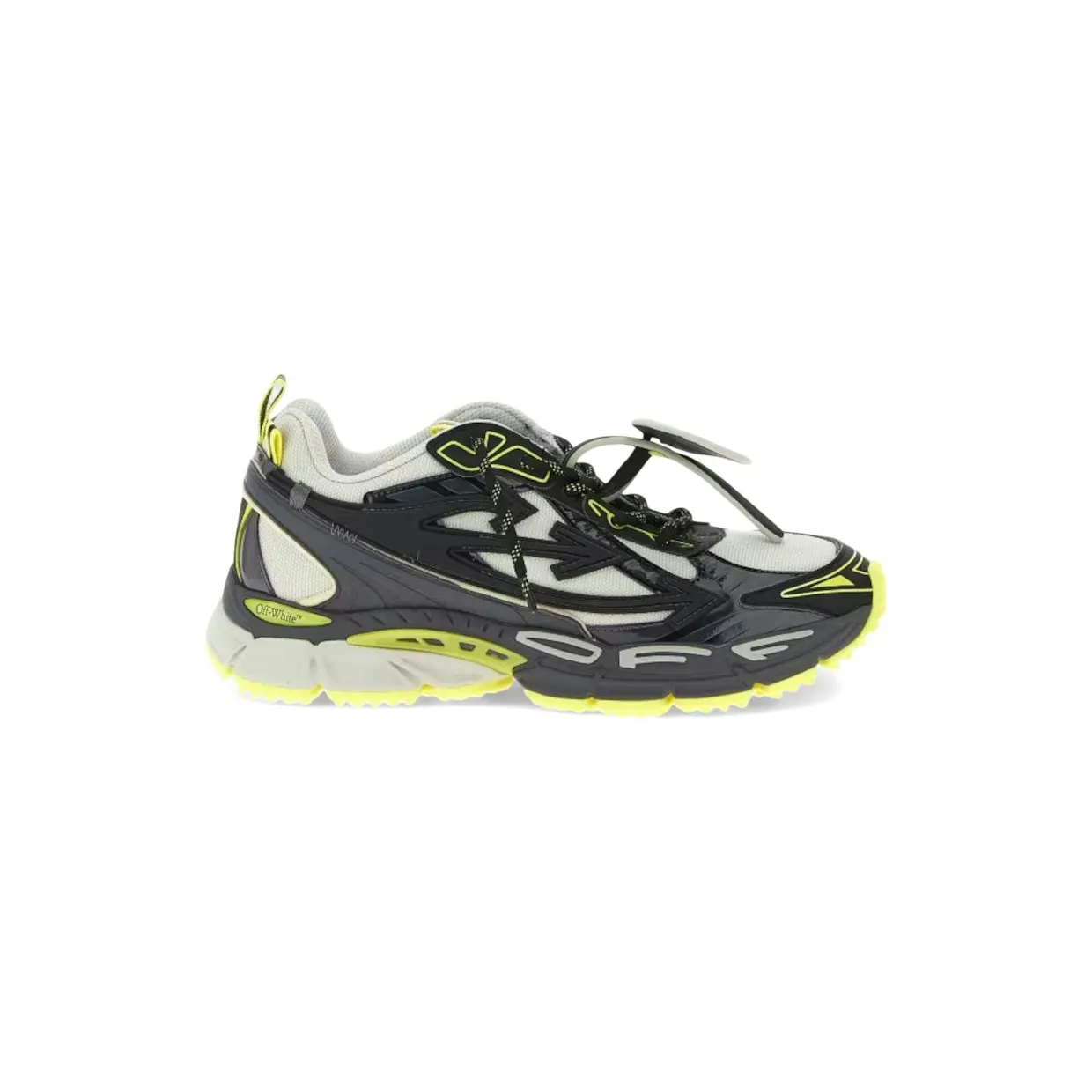 Off-White Be Right Back Black / Lemon Yellow (OMIA295F25FAB0021015)