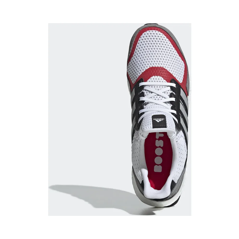 adidas Ultra Boost S&L White Grey Scarlet Cloud White/Grey Two/Scarlet (EF2027)