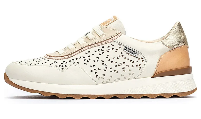 Pikolinos sneaker Ivoor / Curry / Goud (W1M-6629C1-909)