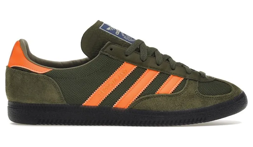 adidas Barrowland SPZL Dust Green Signal Orange (GY3069)