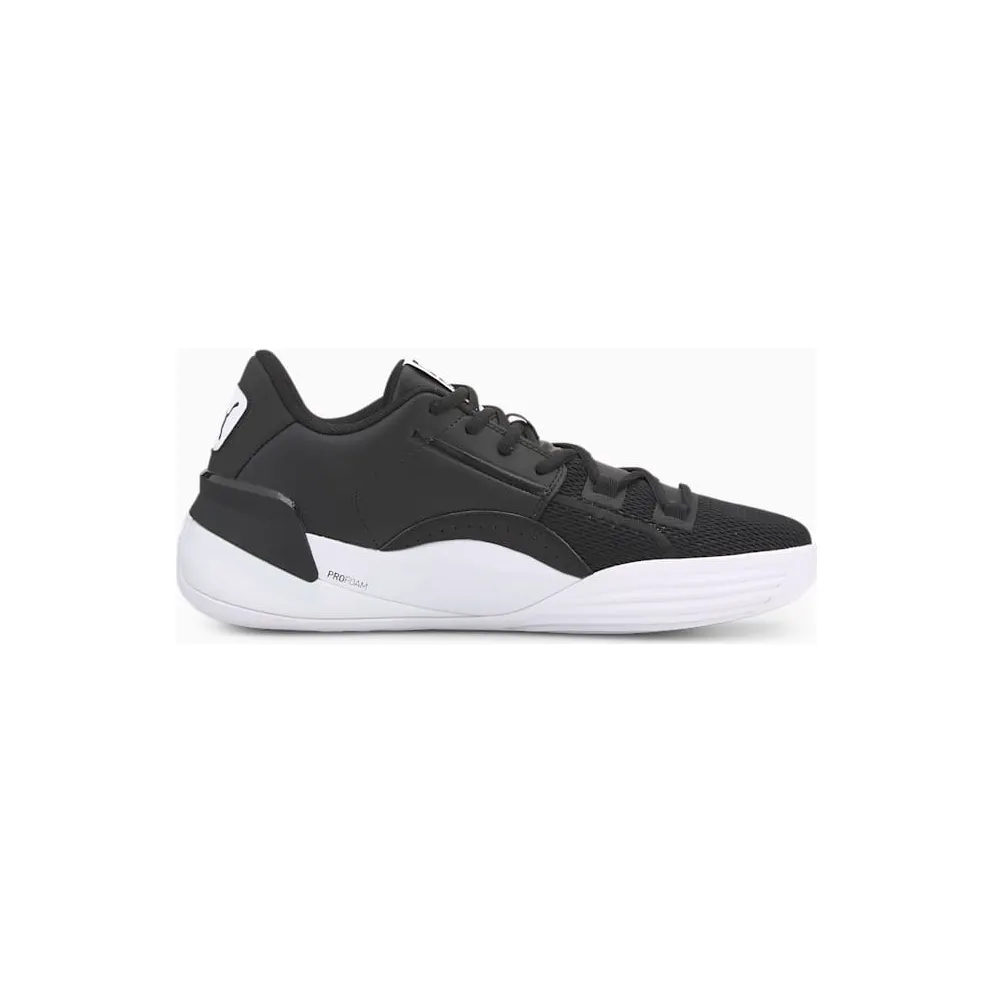Puma Clyde Hardwood Team Basketballschuhe Schwarz/Weiß (194454-02)
