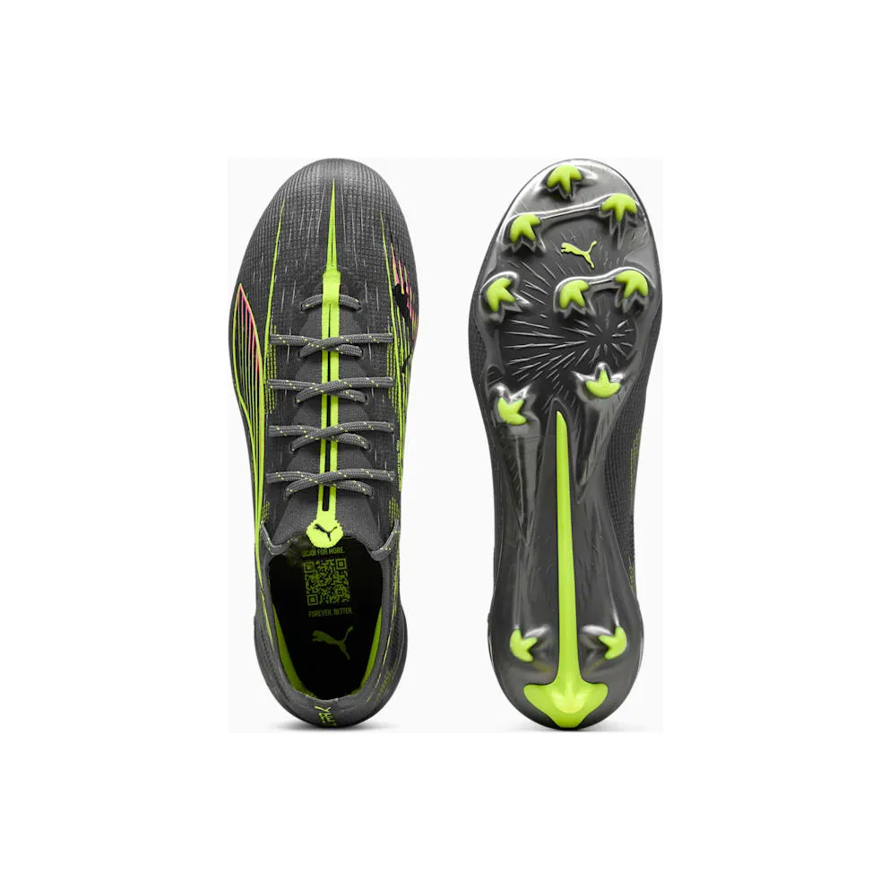 Puma Ultra 5 Ultimate FG Matte Aged Silver Yellow Alert Sun Struck (108159-03)