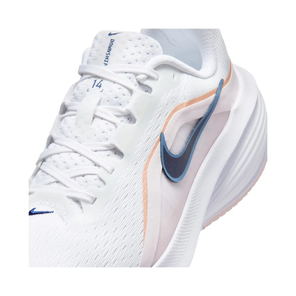 Nike Downshifter 14 White Pearl Pink Tangerine Blue Void (IB1899-104)