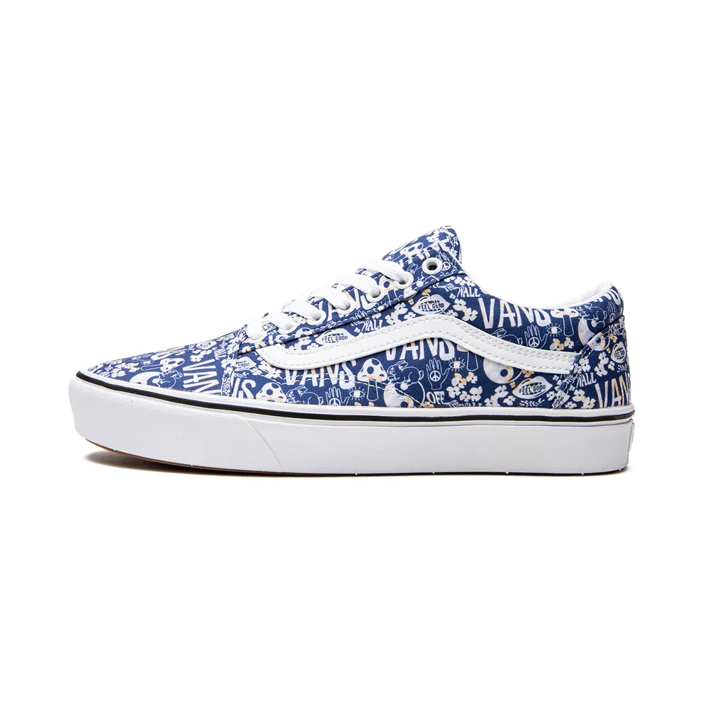 VANS Pastel Tie Dye Comfycush Old Skool Schuhe Weiß (VN0A5DYCB1Y)