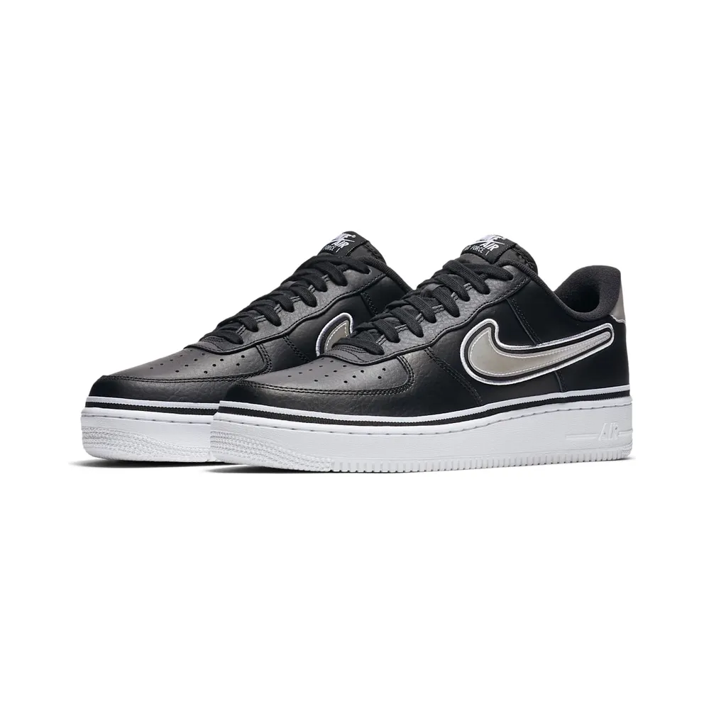Nike Air Force 1 Low Sport NBA Black White Black/White (AJ7748-001)