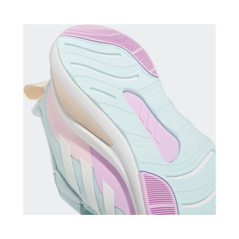 Adidas FortaRun Sport Running Elastic Lace and Top Strap Almost Blue / Cloud White / Clear Pink (GZ1826)