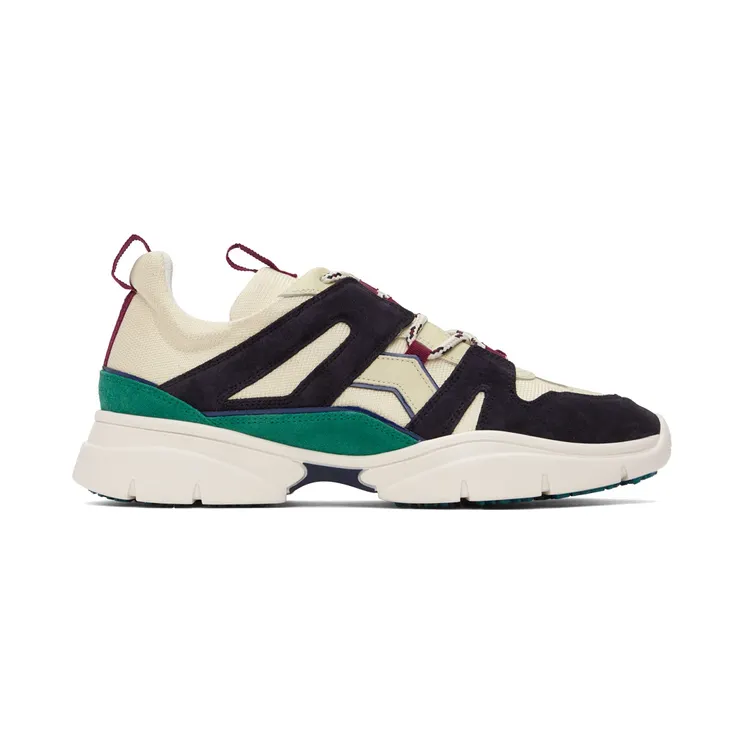 Isabel Marant Black & Green Kindsayh Story Sneakers (22PBK0117-22P023N)