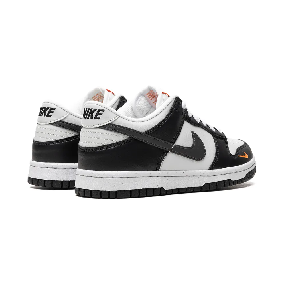 Nike Dunk Low Next Nature GS “Black Bright Mandarin” (FN7784-001)