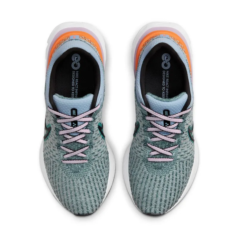Nike React Infinity Run Flyknit 3 Road Running Grey (DD3024-300)