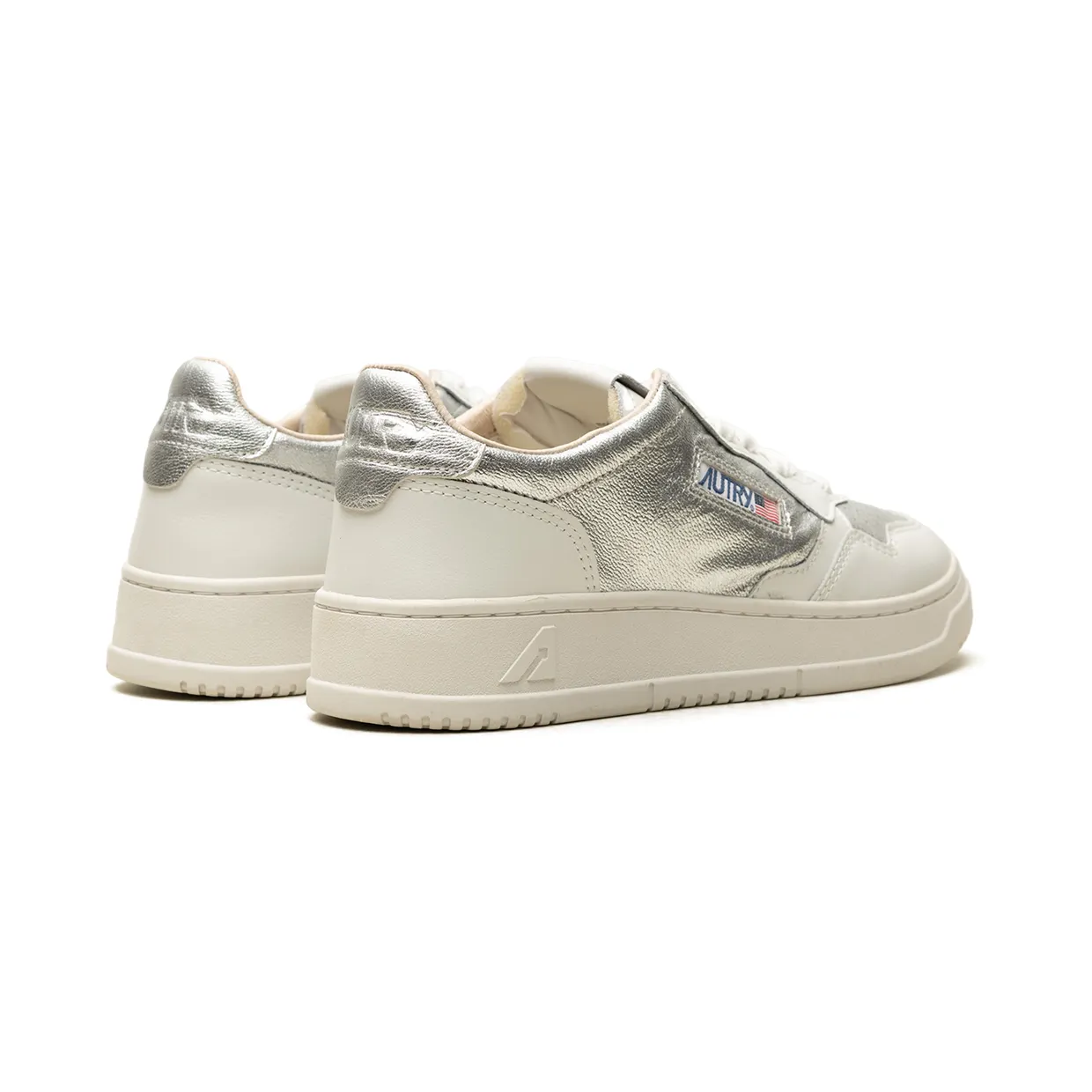 Autry Medalist Low “White/Silver” (AULW-GB01) (2)
