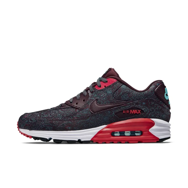 Nike Air Max Lunar90 Burgundy-Paisley Deep Burgundy/Challenge Red/Fuchsia Force (705068-601)
