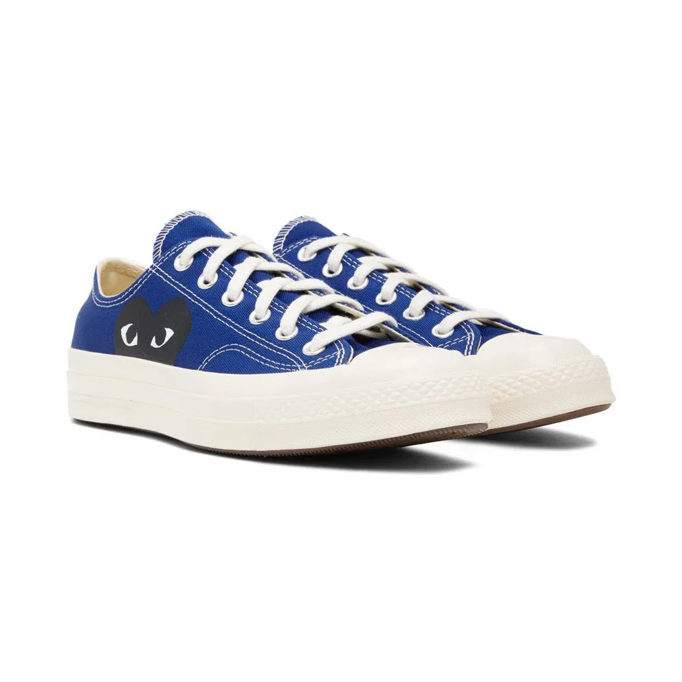 Comme des Garçons Play Grey Converse Edition Half Heart Chuck 70 Low (P1K121)