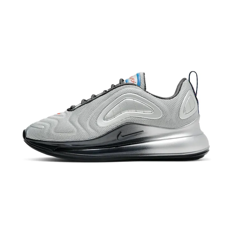Nike Air Max 720 Metallic Silver (GS) “Metallic Silver / Off-Noir / Hyper Royal / Cosmic Clay” (AQ3196-012)