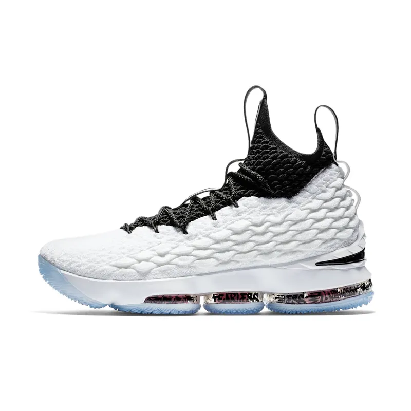 Nike LeBron 15 Graffiti White/Black-Black-University Red (AQ2363-100)