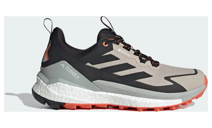 adidas Terrex Free Hiker 2.0 Low Gore-Tex Wonder Beige Core Black Semi Impact Orange (IG5459)