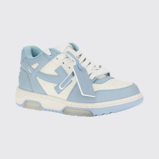 Off-White Out Of Office Bicolor Leather Sneakers with Applied Logo White (W259C9L0060140)