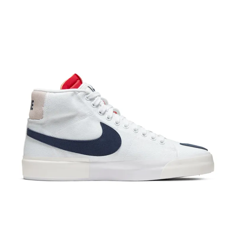 Nike SB Blazer Mid Edge Hack Pack White White/University Red-Summit White-Midnight Navy (CI3833-100)