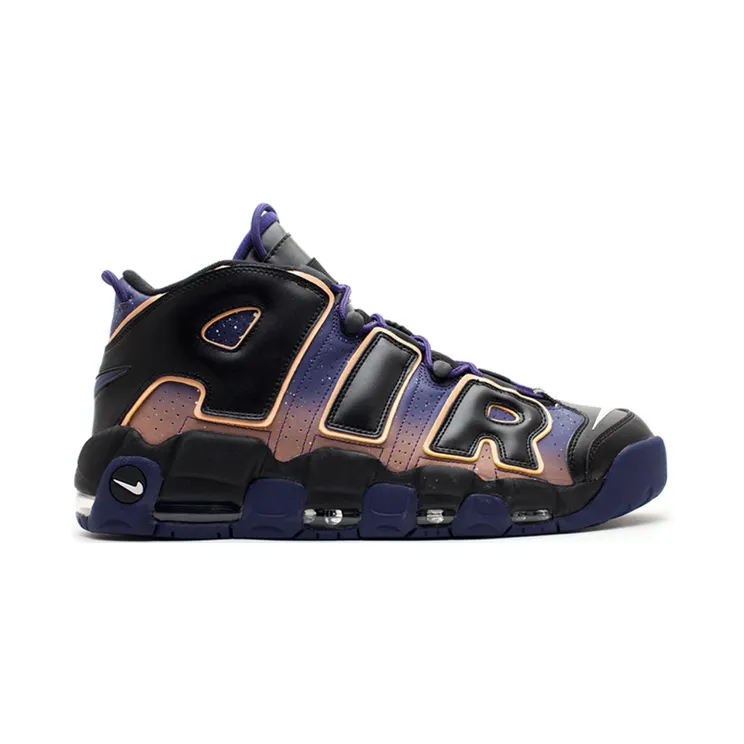 Nike Air More Uptempo Hoh ‘Dusk To Dawn’ Black/White-Orng Chalk-Nght Bl (553546-018)