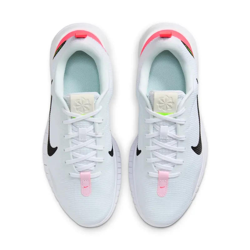 Nike Flex Experience Run 12 White Hot Punch Volt Black (DV0746-102)
