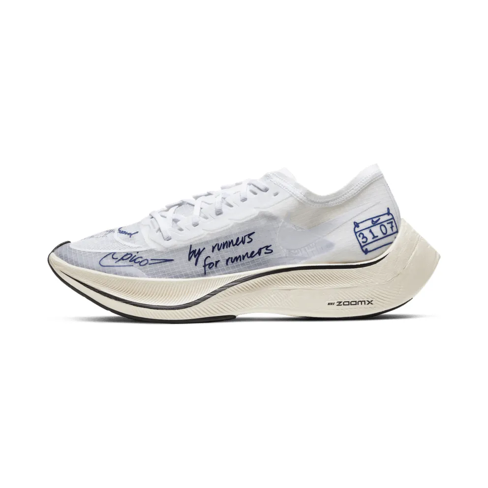 Nike ZoomX VaporFly Next% Blue Ribbon Sports White/Team Royal-Orange Peel-White (CU4844-100)