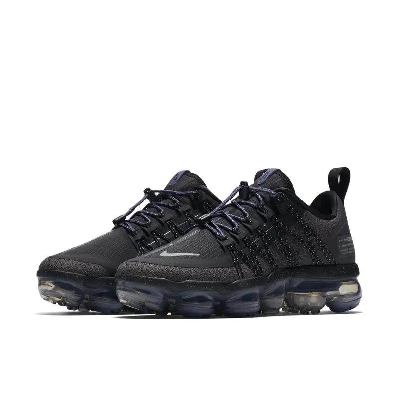 Nike Air VaporMax Run Utility Black Reflect Silver (W) Black/Reflect Silver-Thunder Grey (AQ8811-001)
