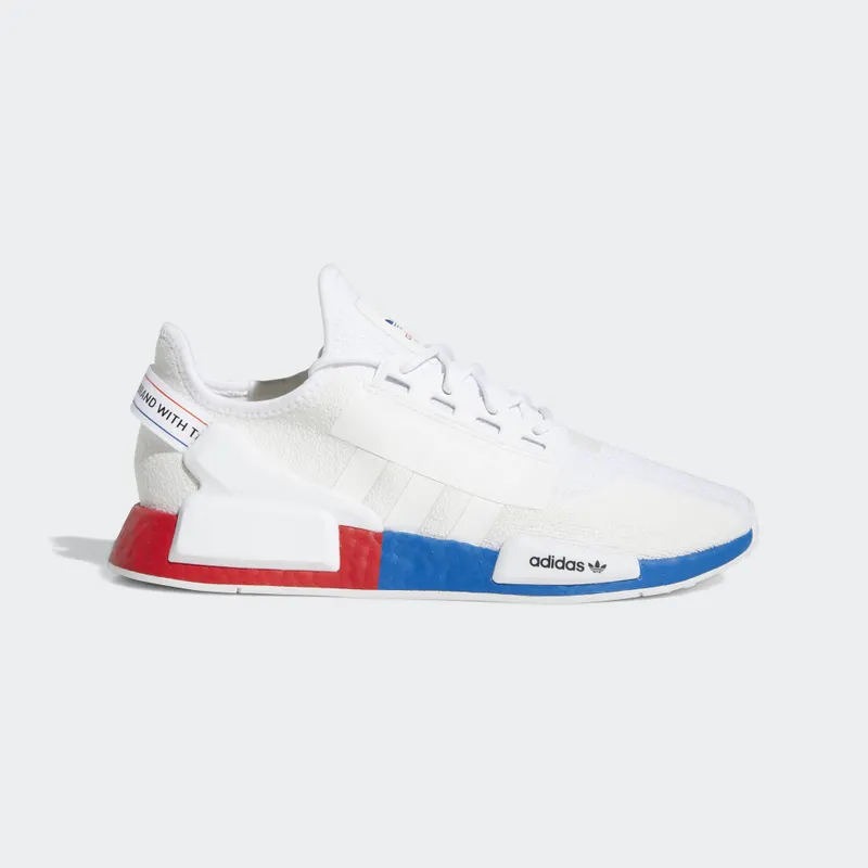 adidas NMD R1 White Red Blue Cloud White/Crystal White/Lush Red (FX4148)