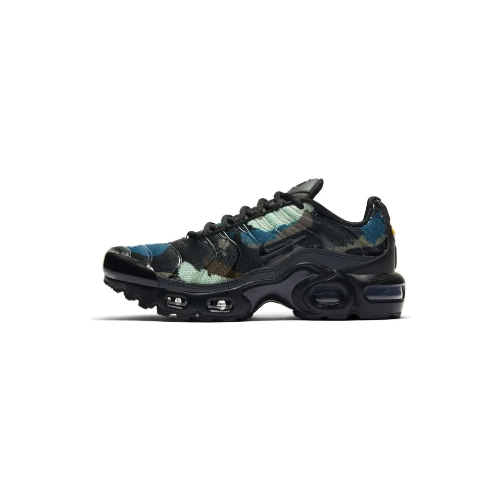 Nike Air Max Plus Camo Black Green (GS) Off Noir/Enamel Green-Green Abyss-Black (DB2608-001)