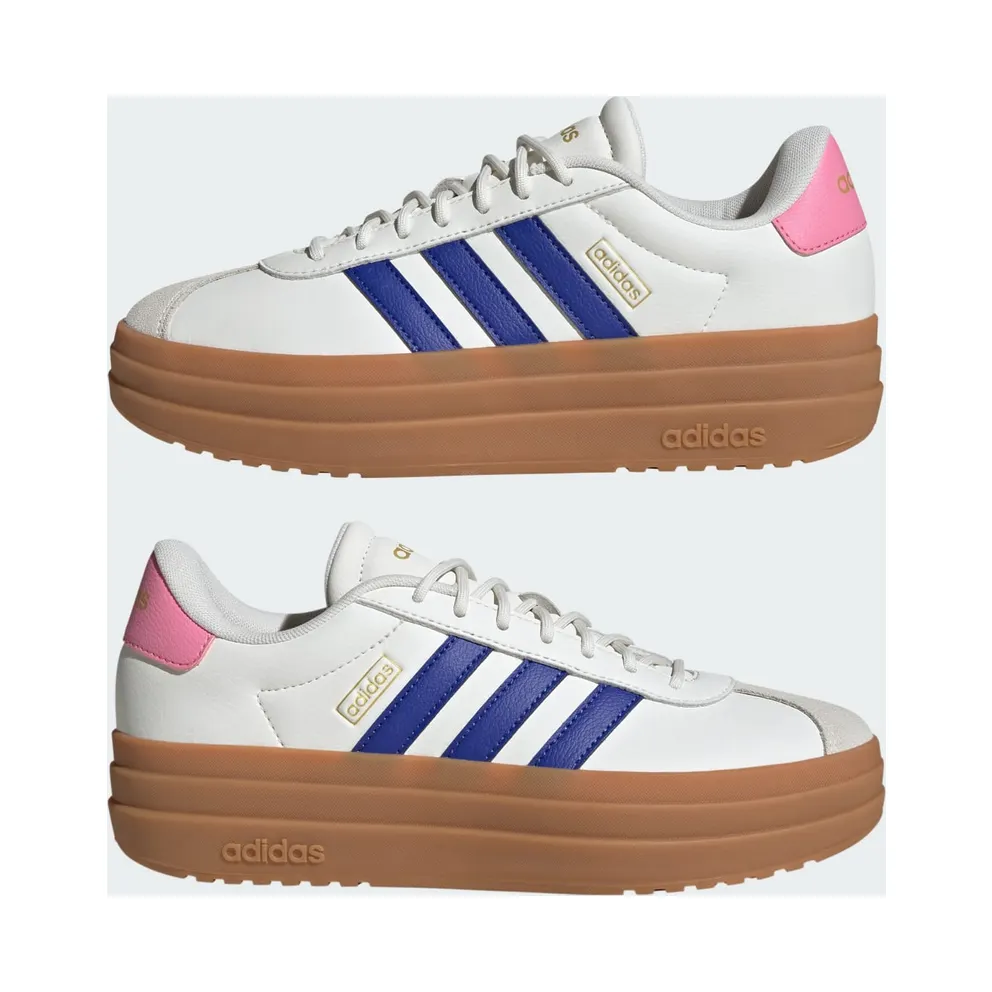 Adidas VL Court Bold Core White / Semi Lucid Blue / Bliss Pink (JQ5643)