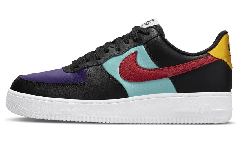 Nike Air Force 1 Low LV8 NBA x WNBA – “Black / Washed Teal / Court Purple / Gym Red” (DH7436-001)