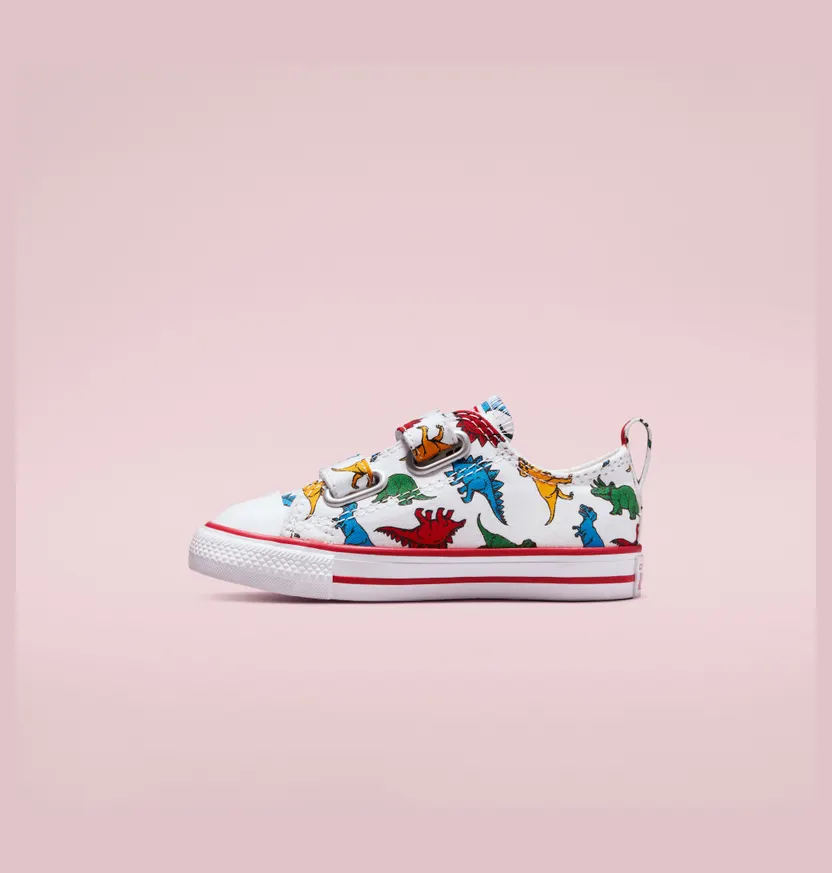 Converse Chuck Taylor All Star Easy-On Dinosaurs Wit/enamel Red/totally Blue