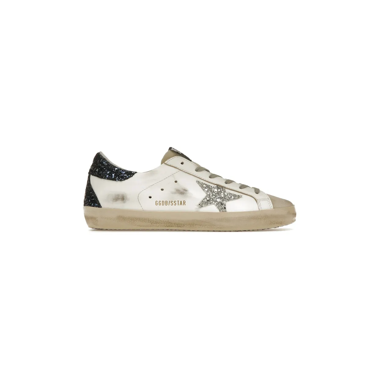 Golden Goose Super-Star White Blue Glitter (GWF00102.F001434.10582)