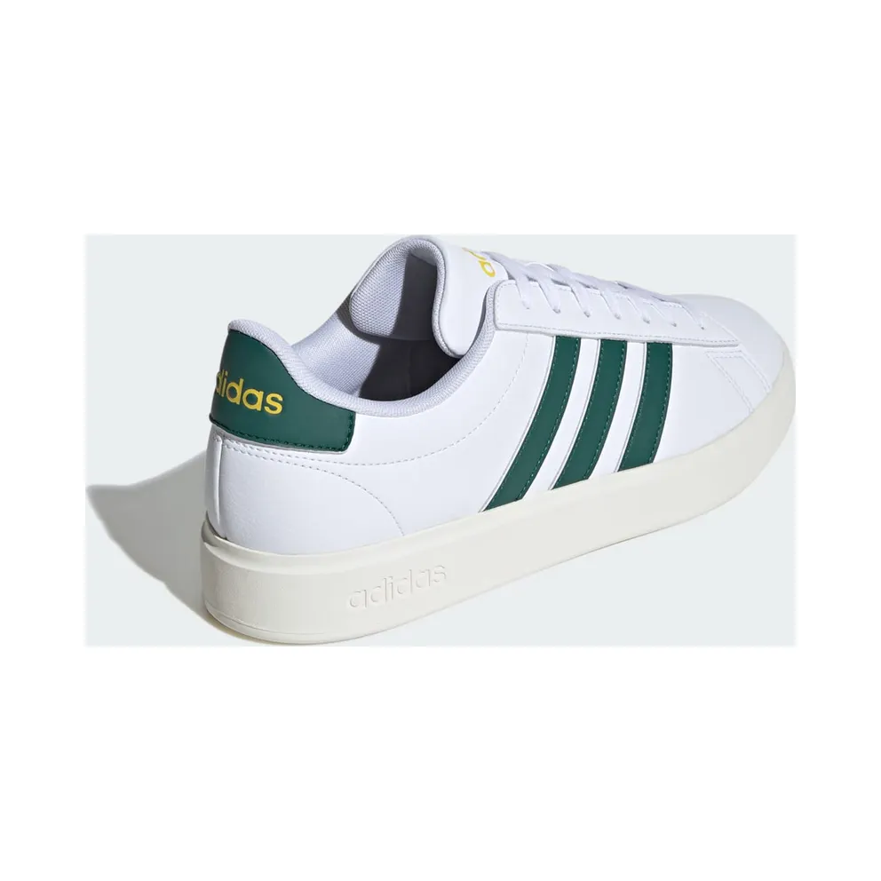 Adidas Grand Court Cloudfoam Comfort Cloud White / Collegiate Green / Utility Yellow (ID1171)