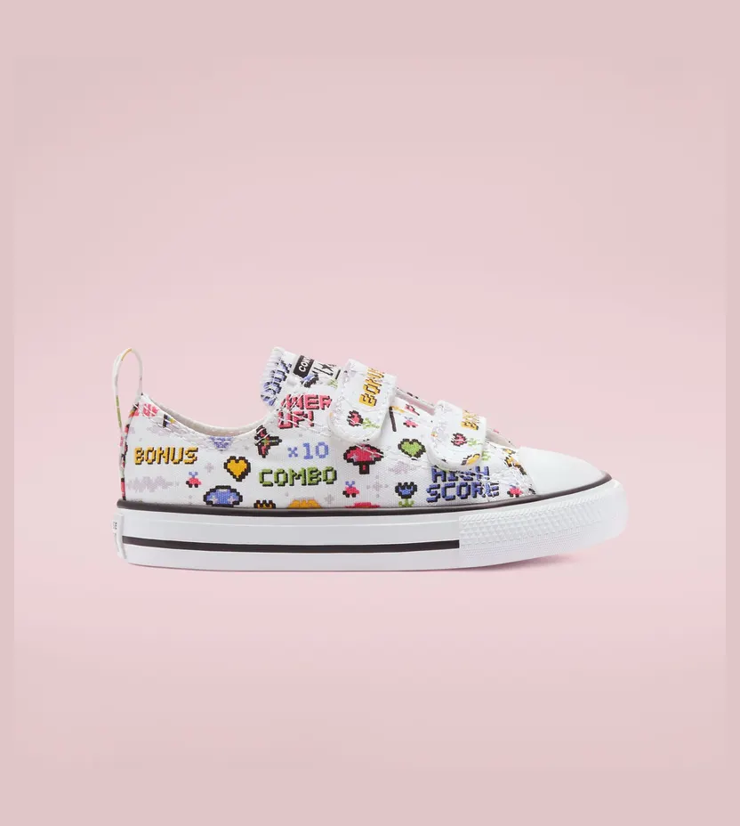 Converse Gamer Easy-On Chuck Taylor All Star Low Top White/black/bold Pink (770172C)