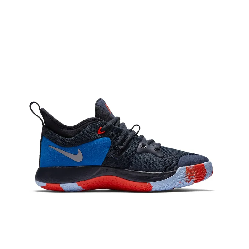 Nike PG 2 Home (GS) Dark Obsidian/Navy-Kinetic Green (943820-400)