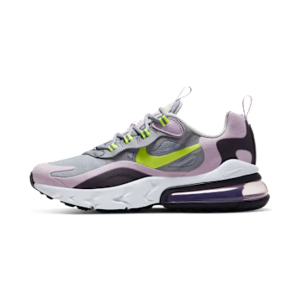 Nike Air Max 270 React Iced Lilac (GS) Particle Grey/Iced Lilac/Off Noir (BQ0103-010)