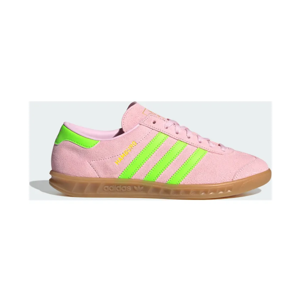 Adidas Hamburg Clear Pink / Solar Green / Gold Metallic (JS0683)