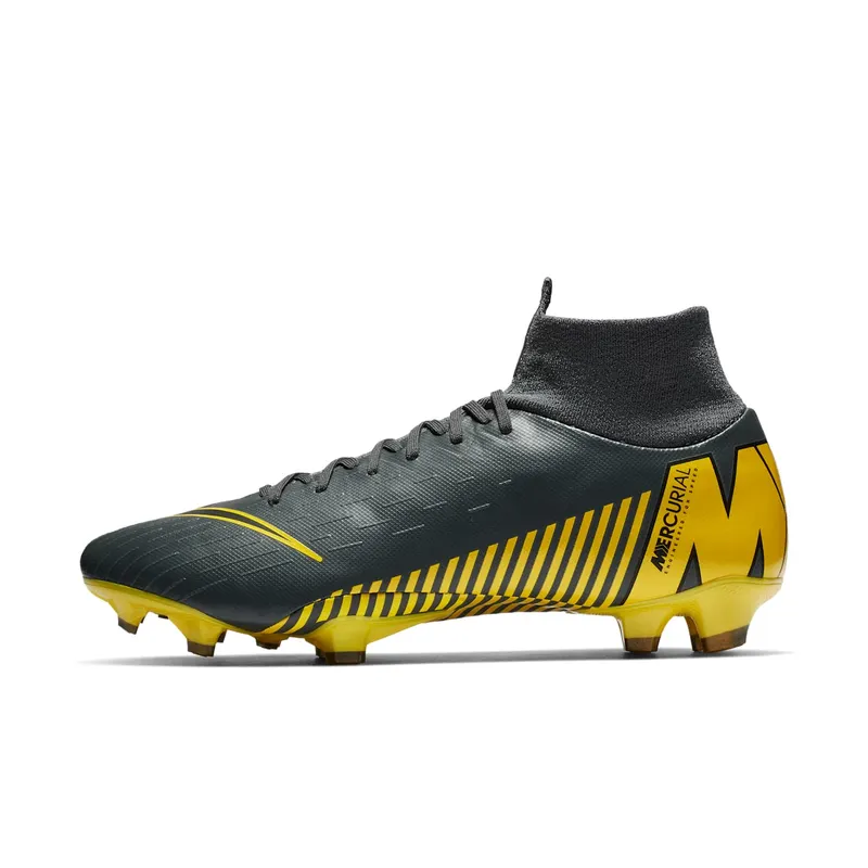 Nike Mercurial Superfly 6 Pro FG Grey Opti Yellow (AH7368-070)