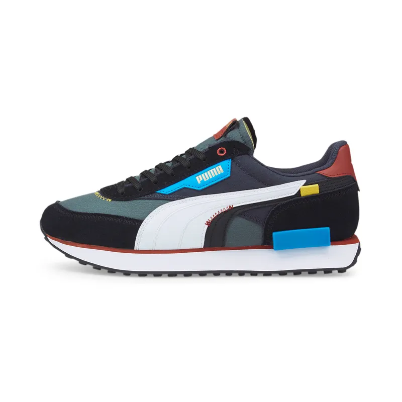 Women’s PUMA Future Rider Displaced Dark Slate/White (383148-01)