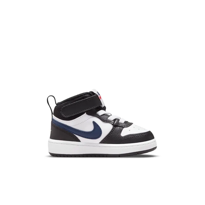 Nike Court Borough Mid 2 White Black University Red (DO5894-161)