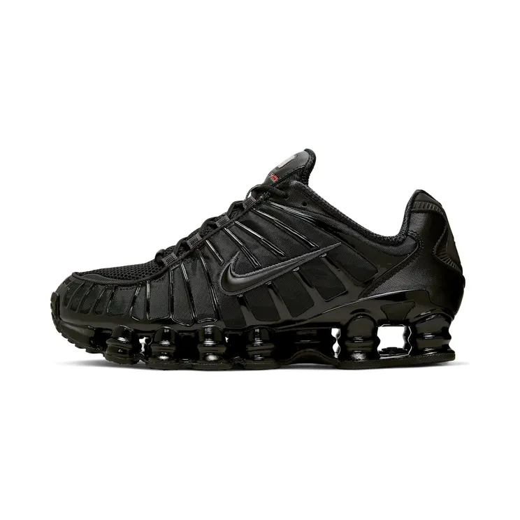 Nike Shox TL “Black / Metallic Hematite / Max Orange” (AV3595-002)