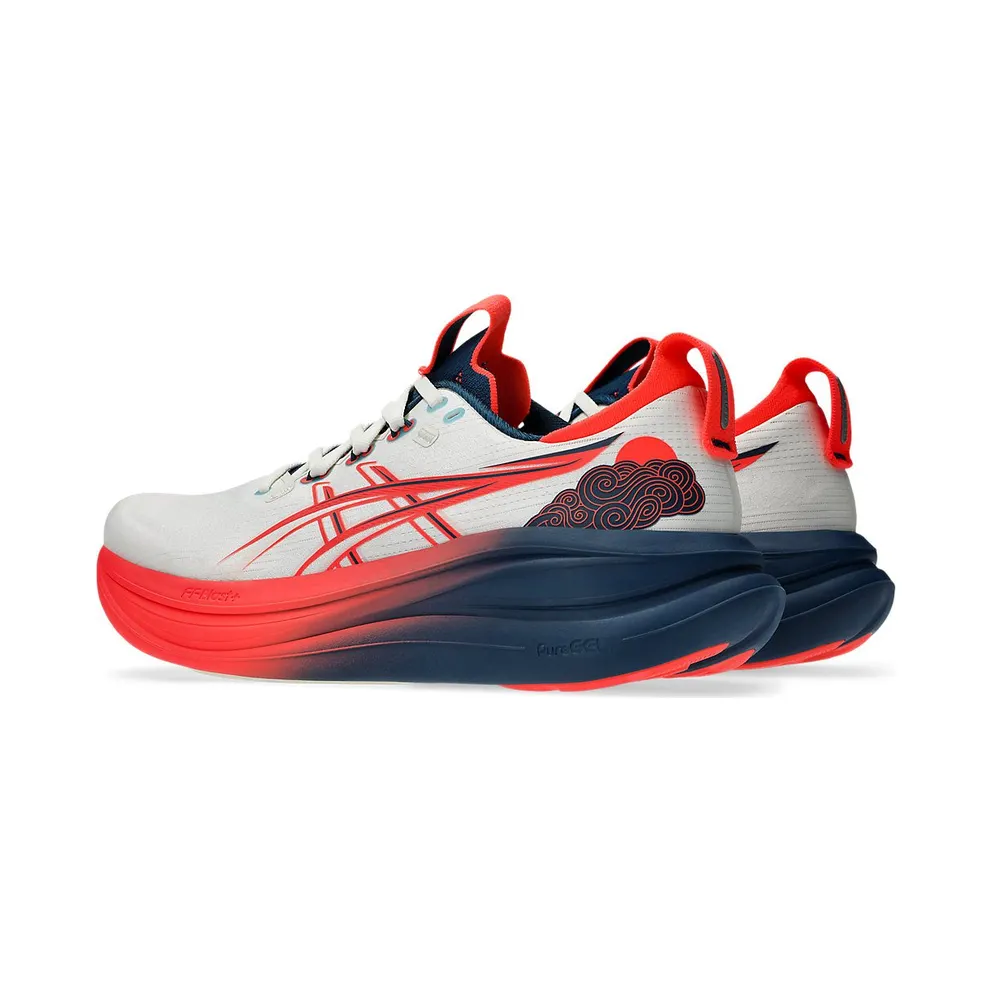 ASICS GEL-NIMBUS 28 IRN “Cream / Flash Coral” (1013A210-100)